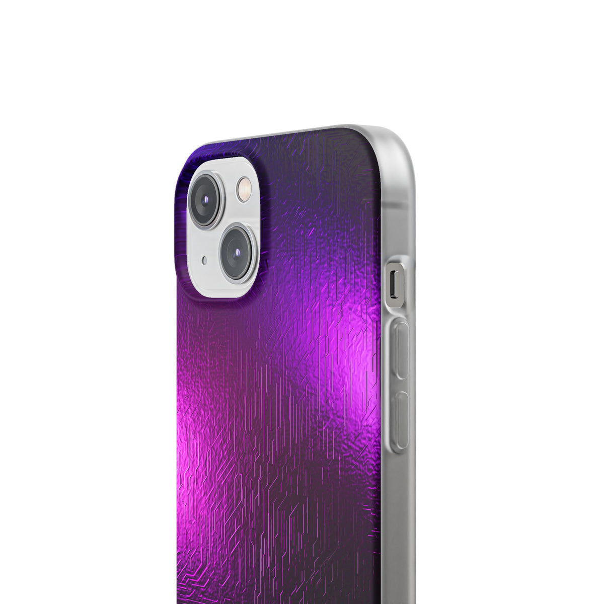 Violet Cyber Circuit · Lite Phone Case for iPhone ·  Purple