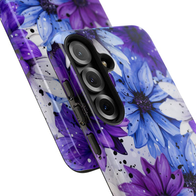 Ink Splatter Blooms · Tough Coque de téléphone pour Samsung