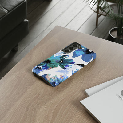 Blue Blossom Radiance Samsung S22 Case - Tough