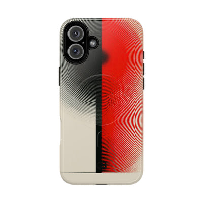 Red Tough 2.0 Magsafe Phone Case for iPhone - Split Signal Red