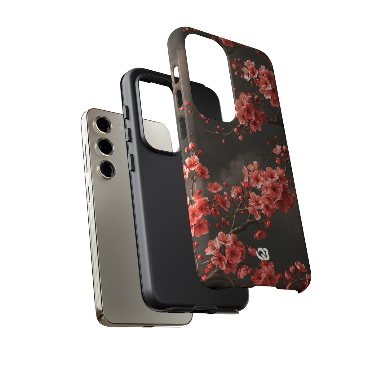 Dark Sakura Nocturne · Tough Phone Case for Samsung · Black