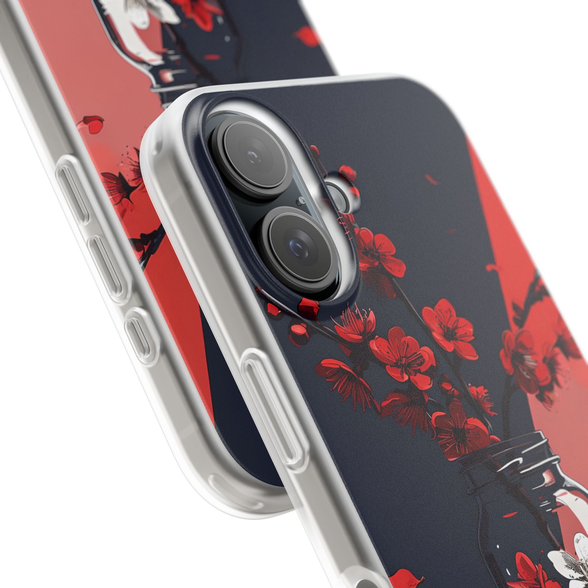 Crimson Blossom Jar · Soft Coque de téléphone pour iPhone