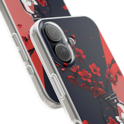 Crimson Blossom Jar · Soft Coque de téléphone pour iPhone