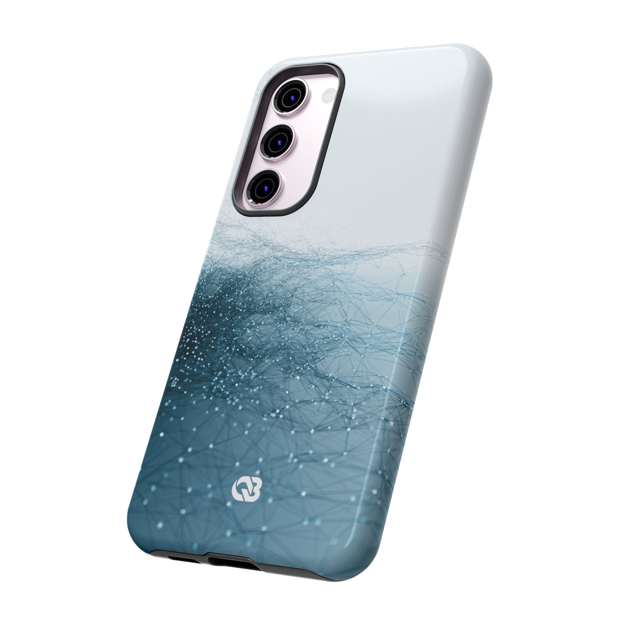 Teal Tough Phone Case for Samsung - Arctic Pulse Mesh