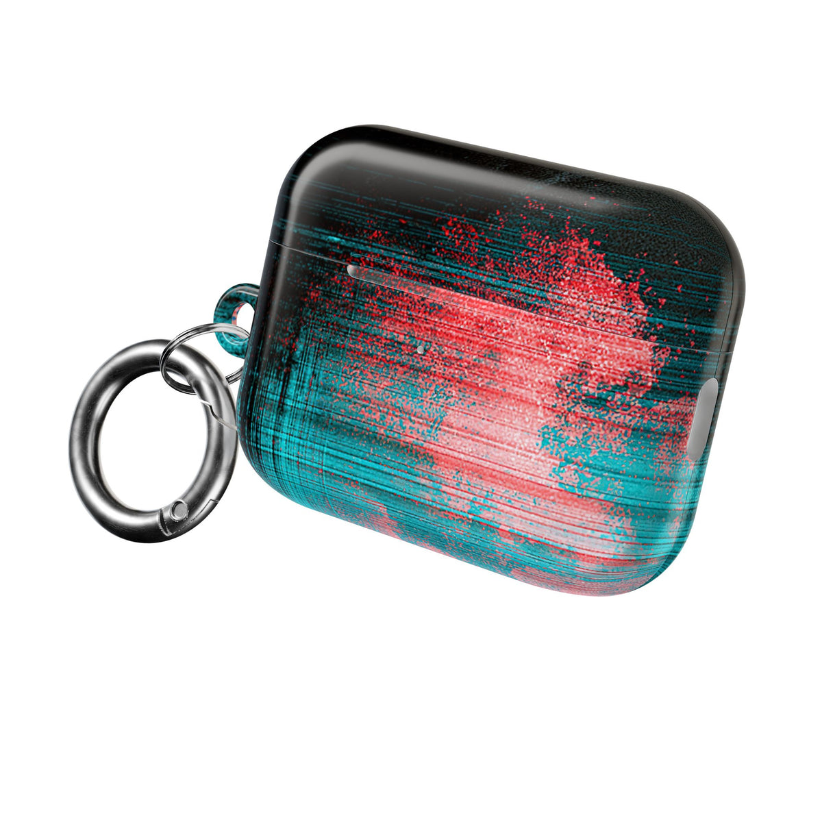 Digital Signal Drift · Hard Case for AirPods & AirPods Pro · Black