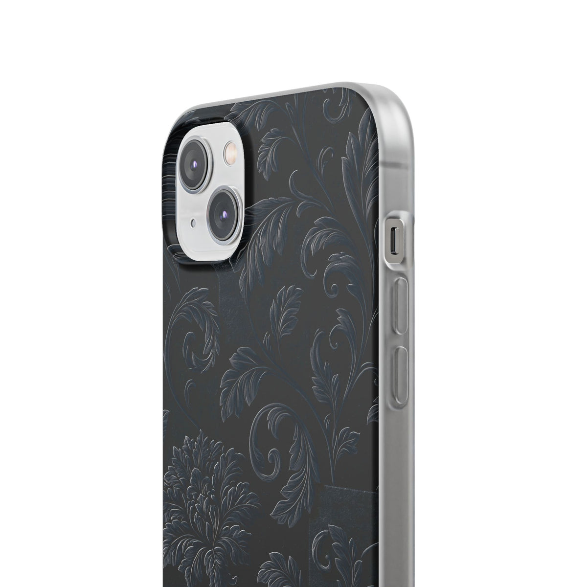 Obsidian Damask · Lite Phone Case for iPhone ·  Black