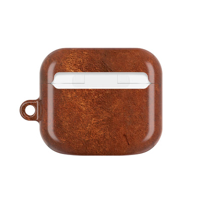 Oxidized Corten · Hard Case for AirPods & AirPods Pro · Brown