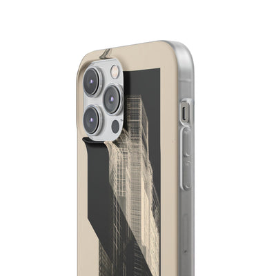 Beige Lite Phone Case for iPhone - Monolith Urban Grid