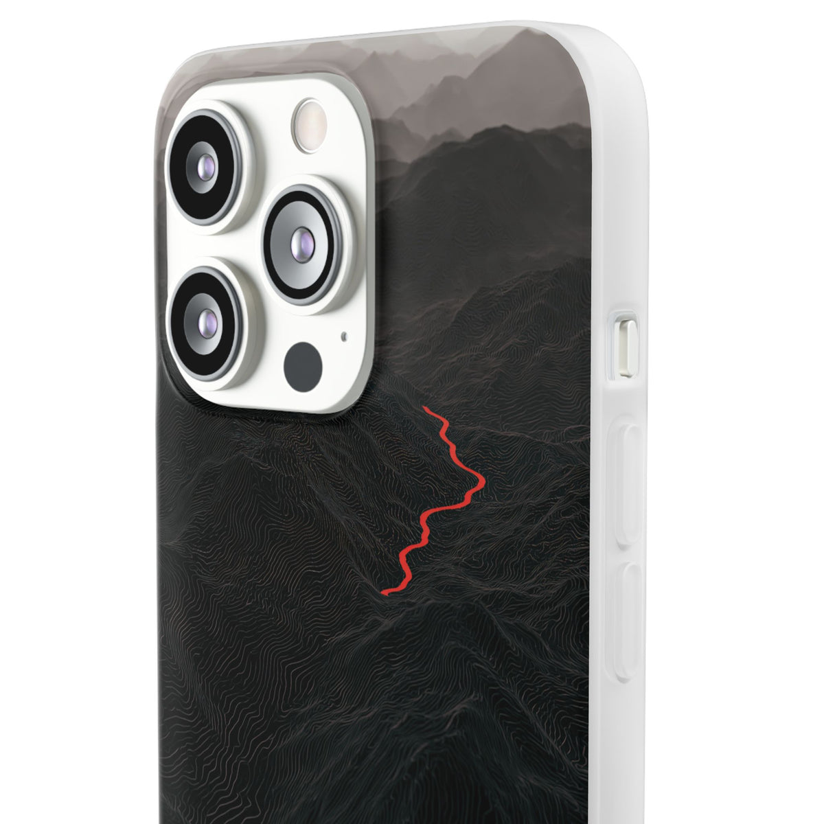 Crimson Ridge Pass · Lite Phone Case for iPhone ·  Black