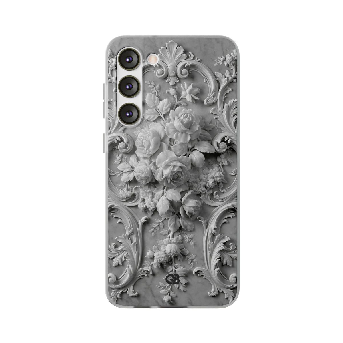 Rococo Marble Rose · Lite Phone Case for Samsung · White
