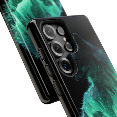 Nordic Aurora Fox · Tough Phone Case for Samsung · Teal