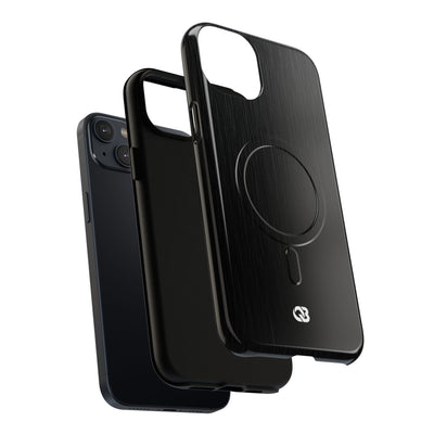 Black Tough 2.0 Magsafe Phone Case for iPhone - Brushed Obsidian Slate