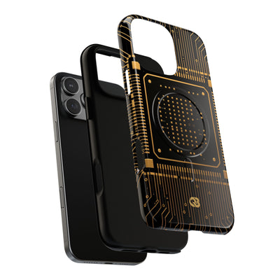 Gold Tough 2.0 Magsafe Phone Case for iPhone - Cyber Gold Processor
