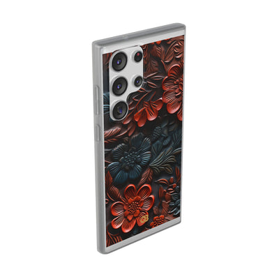 Carved Earth Bloom · Soft Phone Case for Samsung