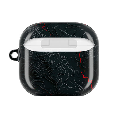 Crimson Rift · Hard Case for AirPods & AirPods Pro · Black