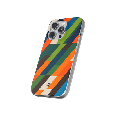 Angled Retro Mosaic · Soft Handyhülle für iPhone