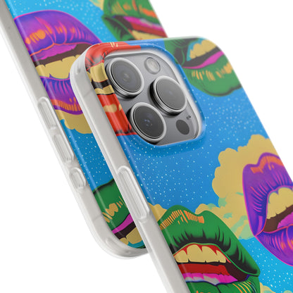 Bunte Lipscape iPhone 15 Pro Max Case - Soft