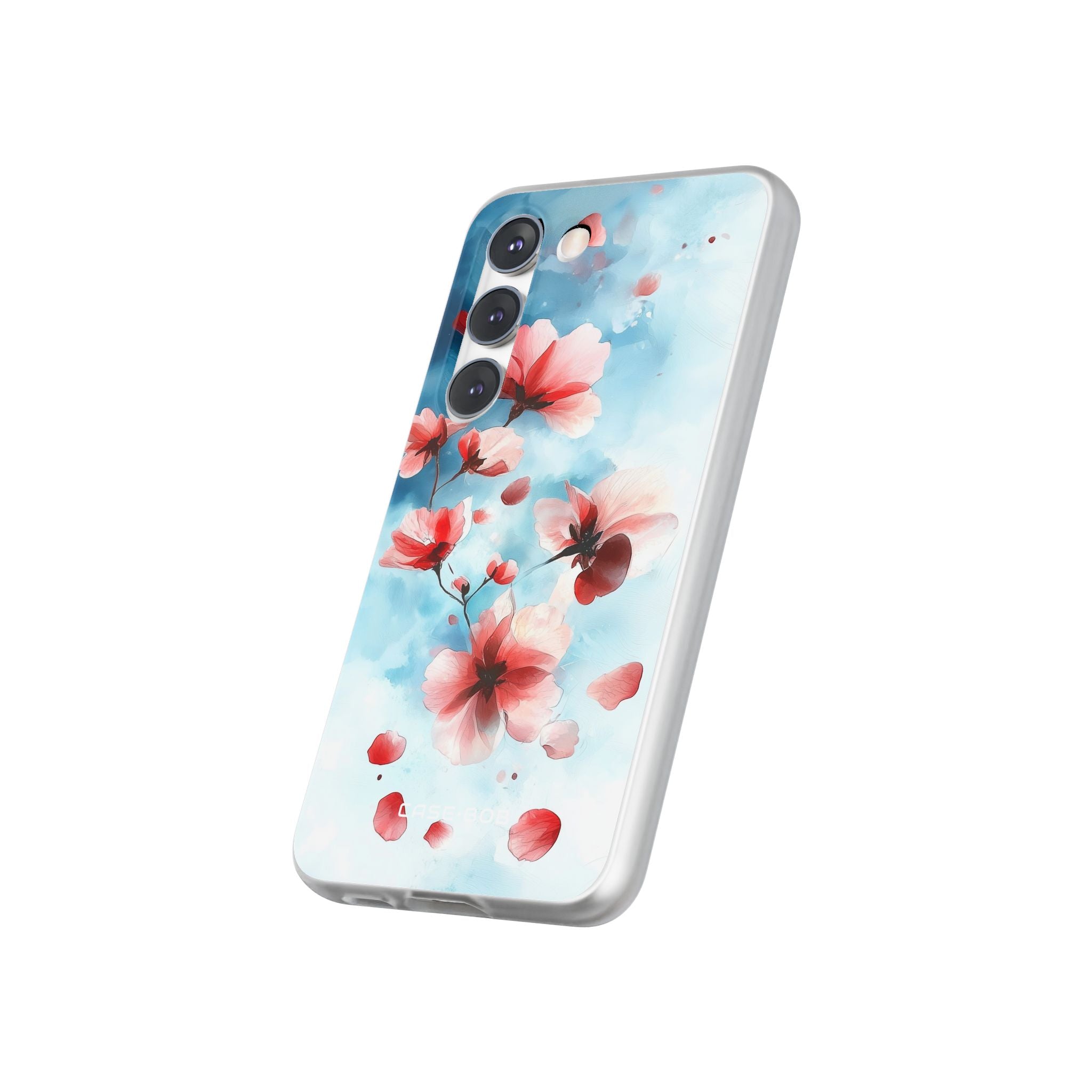 Pink Blossom Drift Samsung S23 Case - Soft