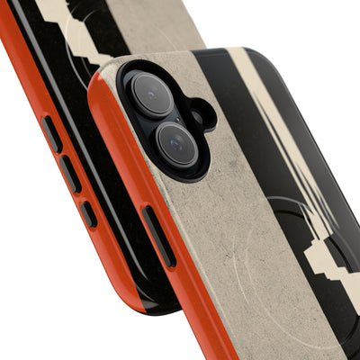 Orange Tough 2.0 Magsafe Phone Case for iPhone - Orange Monolith Rift