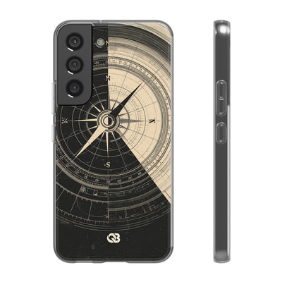 Beige Lite Phone Case for Samsung - Obsidian Nautical Blueprint
