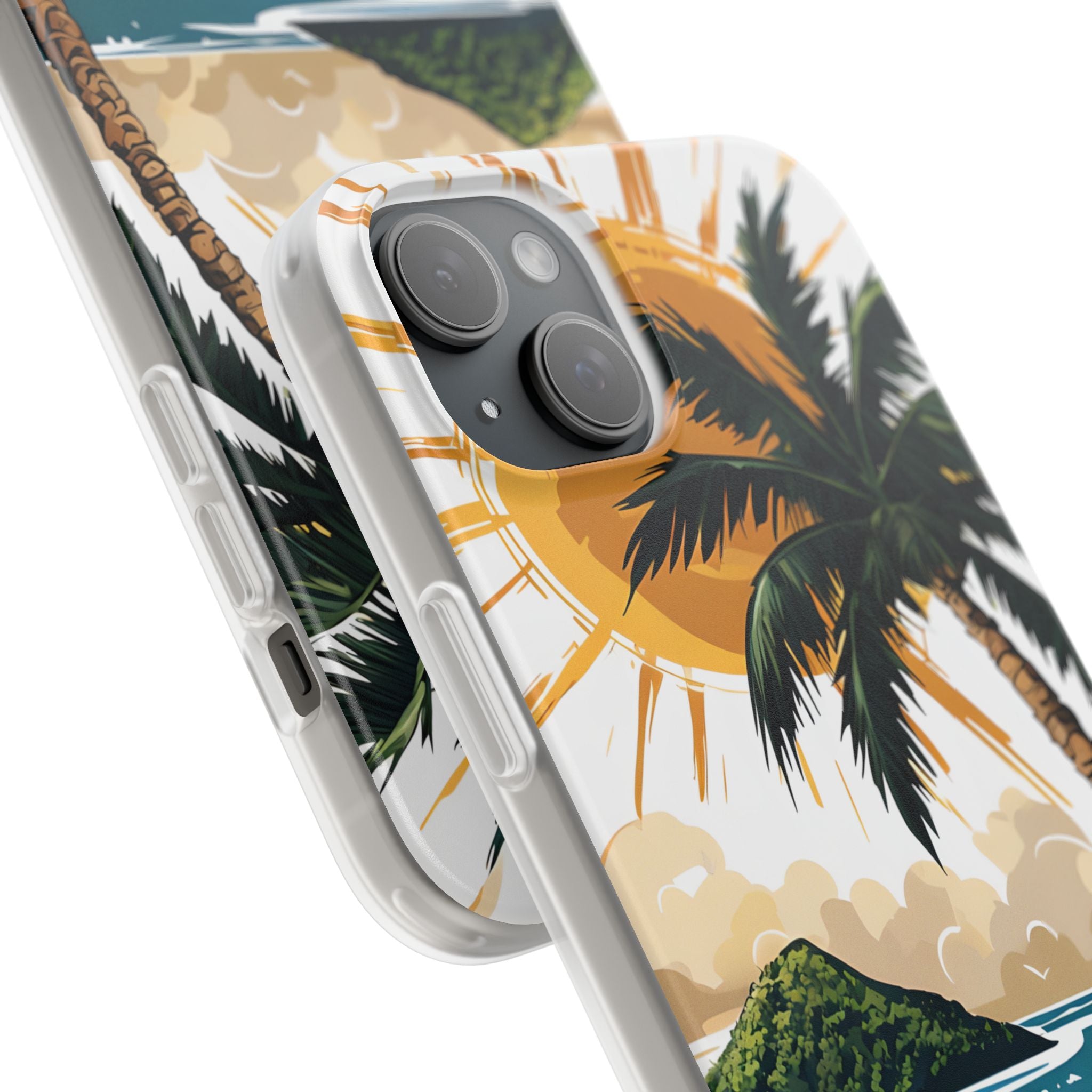 Radiant Coast Solitude · Soft Custodia per iPhone