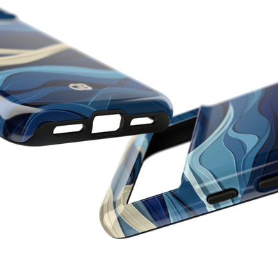 Cobalt Coast Layers · Tough Phone Case for Google Pixel