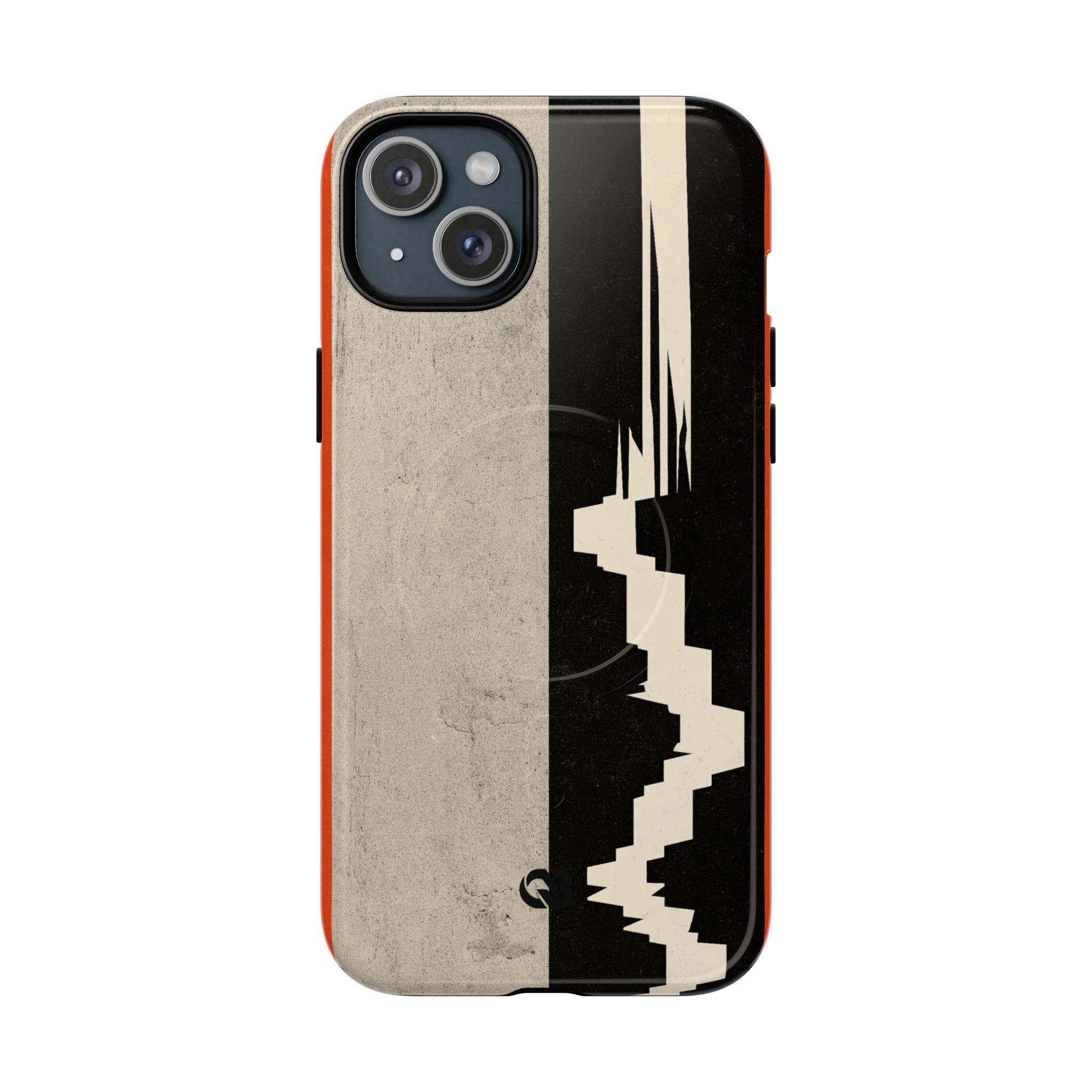 Orange Tough 2.0 Magsafe Phone Case for iPhone - Orange Monolith Rift