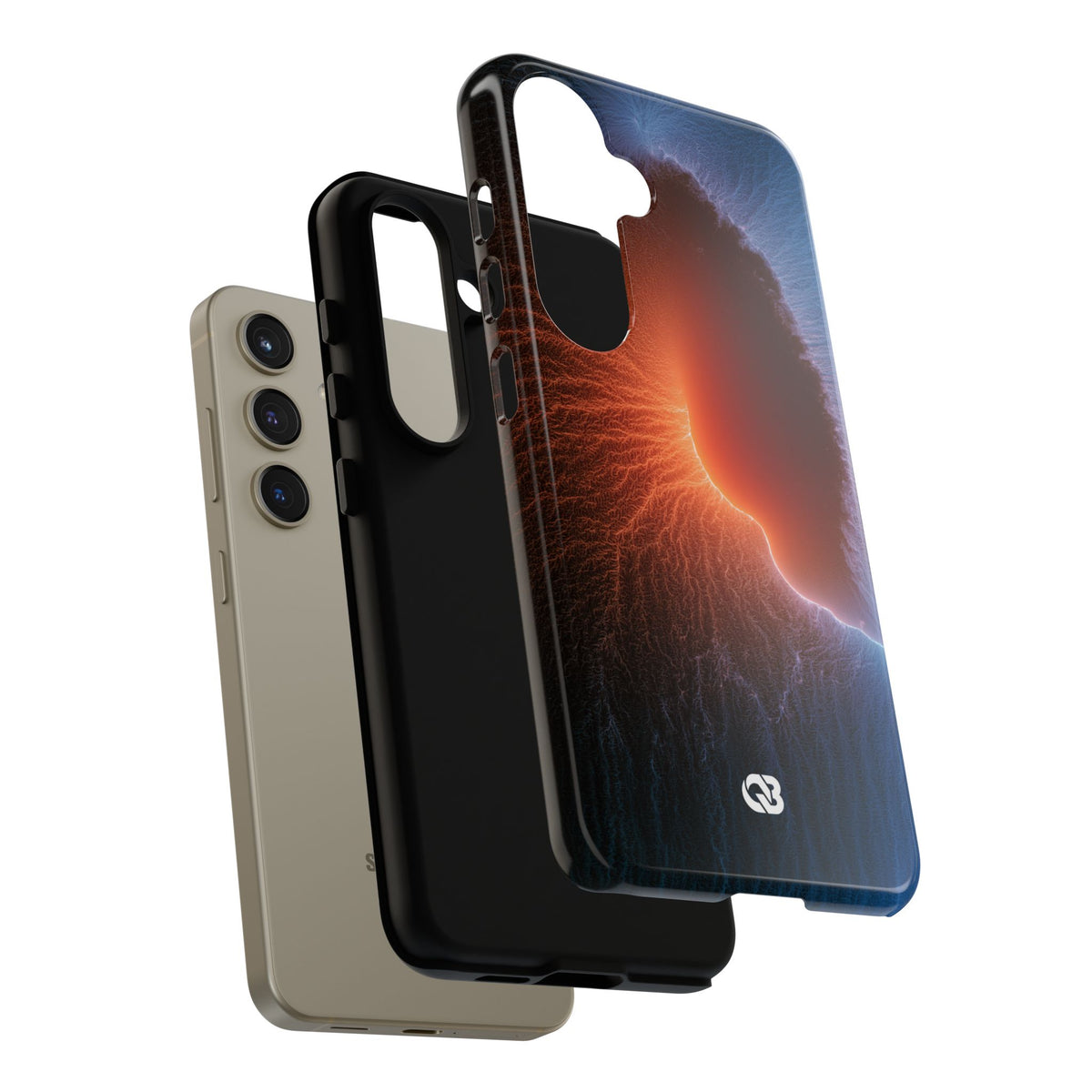 Thermal Aura Pulse · Tough Phone Case for Samsung · Blue