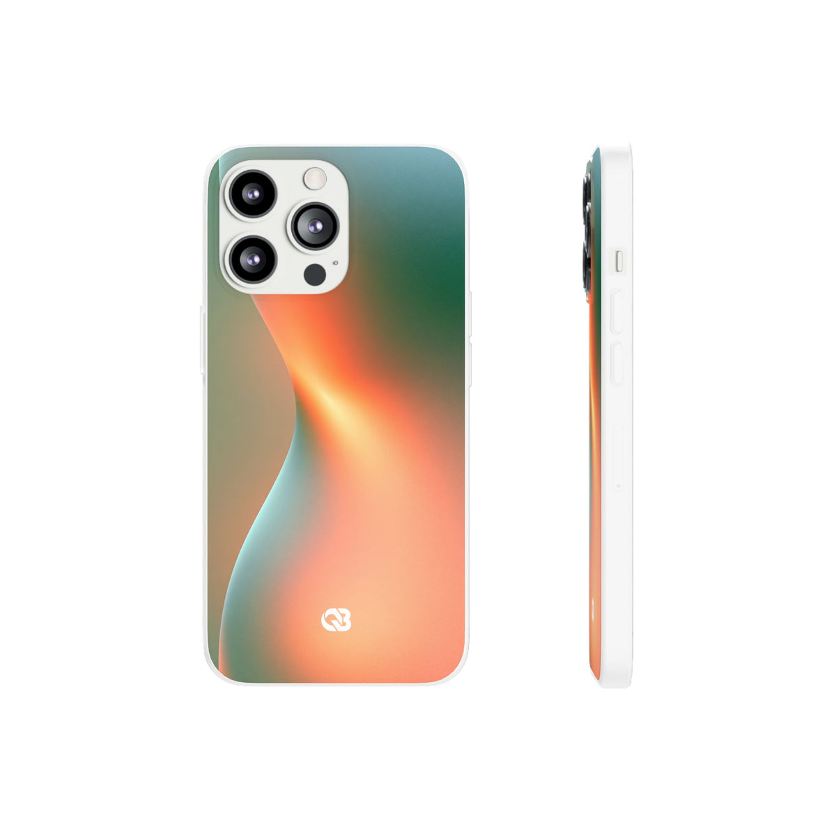 Radiant Contour · Lite Phone Case for iPhone ·  Orange