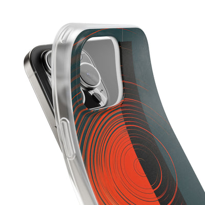 Teal Lite Phone Case for iPhone - Burnt Slate Radial