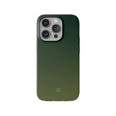 Green Lite Phone Case for iPhone - Shadow Moss Grain