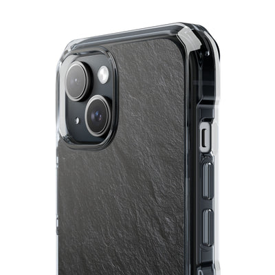 Obsidian Slate · Clear Impact Magnetic Phone Case for iPhone ·  Black