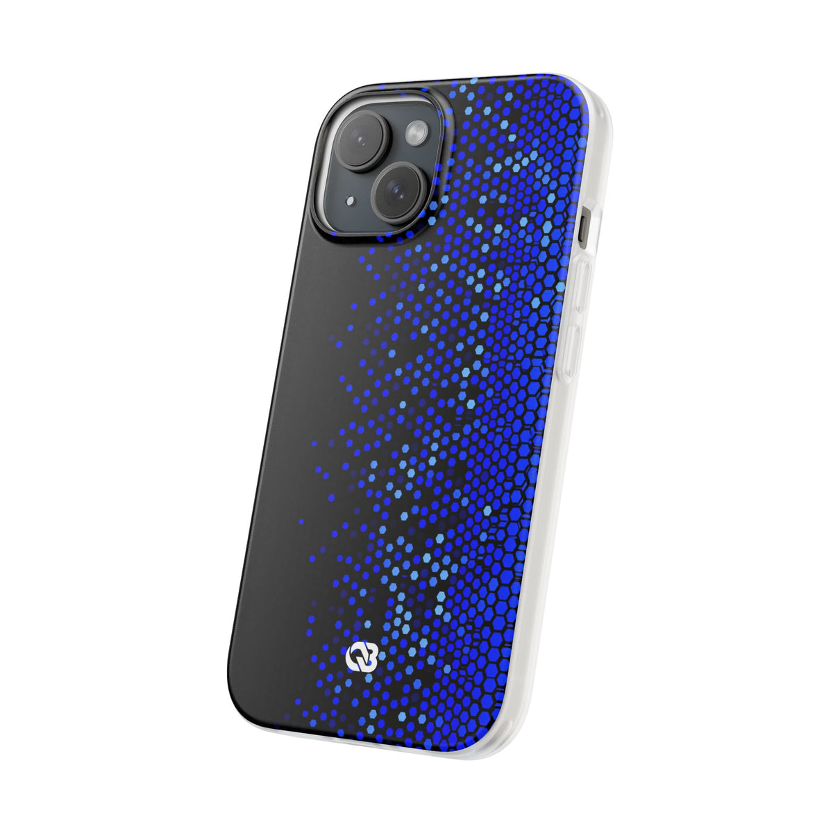 Cobalt Hex Dispersion · Lite Phone Case for iPhone ·  Blue