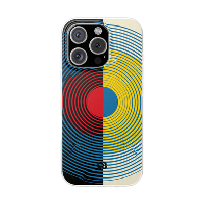 Blue Lite Phone Case for iPhone - Primary Circuit Orbit
