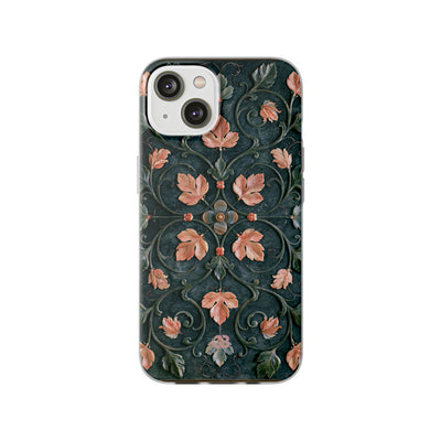 Florentine Rose Arabesque · Lite Phone Case for iPhone ·  Green