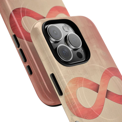 Terracotta Infinity Stroke · Tough+ Magsafe