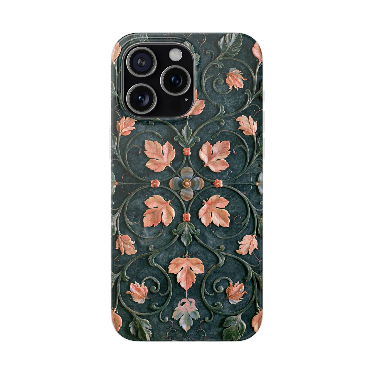 Florentine Rose Arabesque · Lite Phone Case for iPhone ·  Green