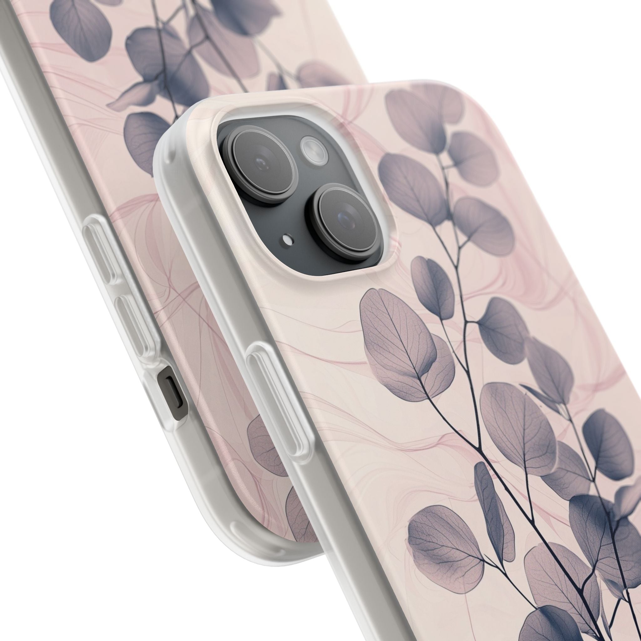 Ethereal Indigo Eucalyptus · Soft Phone Case for iPhone