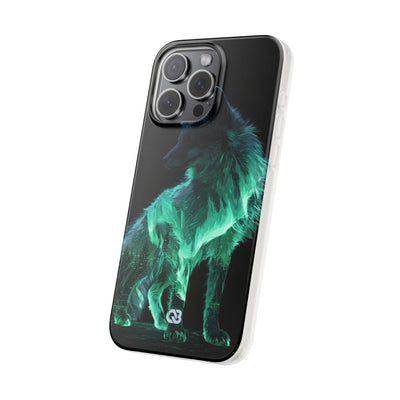 Nordic Aurora Fox · Lite Phone Case for iPhone ·  Teal