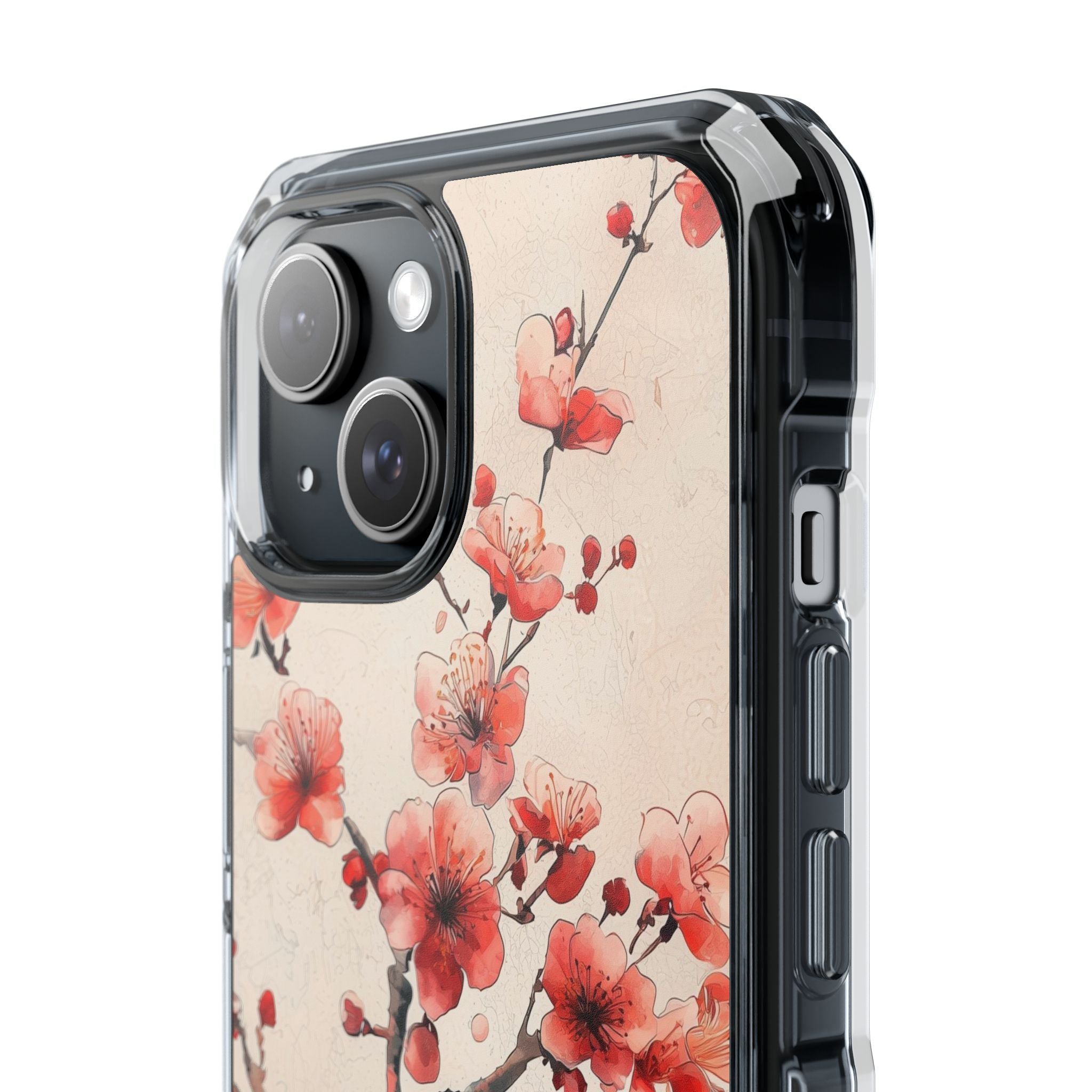 Crimson Silk Flora · Impact Handyhülle für iPhone · Magsafe