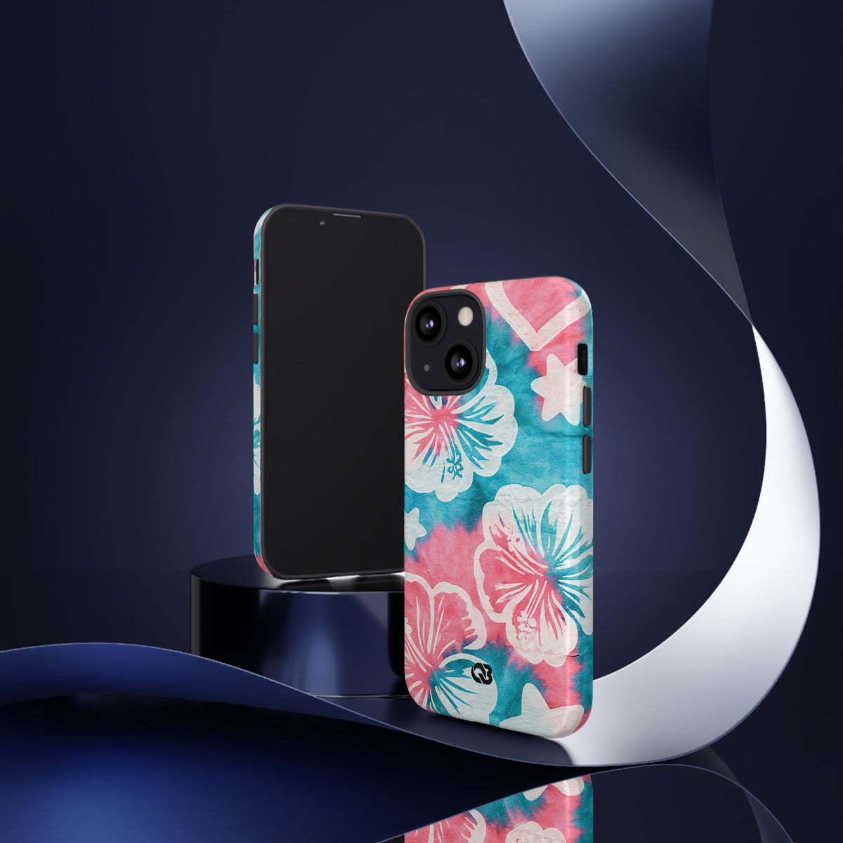 Tropical Hibiscus Bloom · Tough Phone Case for iPhone · Teal