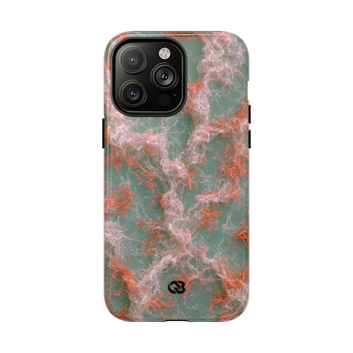 Coral Pixel Matrix · Tough 2.0 Magnetic Phone Case for iPhone · Green