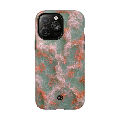 Coral Pixel Matrix · Tough 2.0 Magnetic Phone Case for iPhone · Green