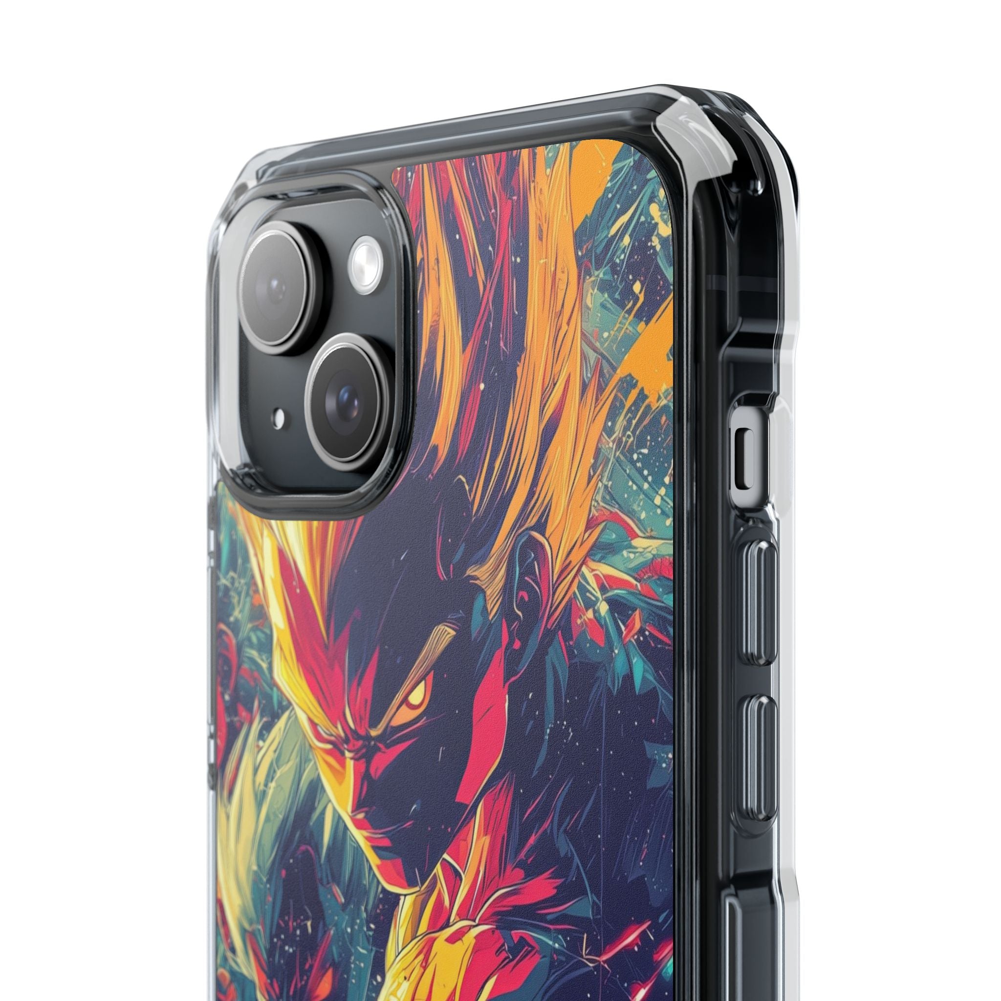 Yellow Fury iPhone 15 Plus Case - Impact