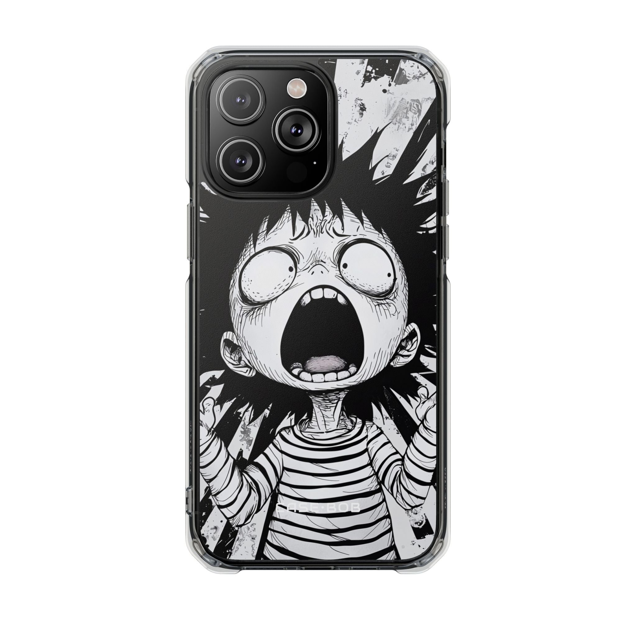 Screaming Stripes iPhone 14 Pro Max Case - Impact