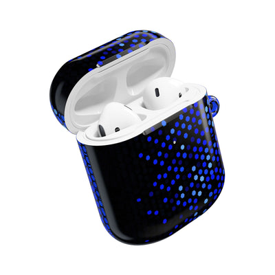 Cobalt Hex Dispersion · Hard Case for AirPods & AirPods Pro · Blue