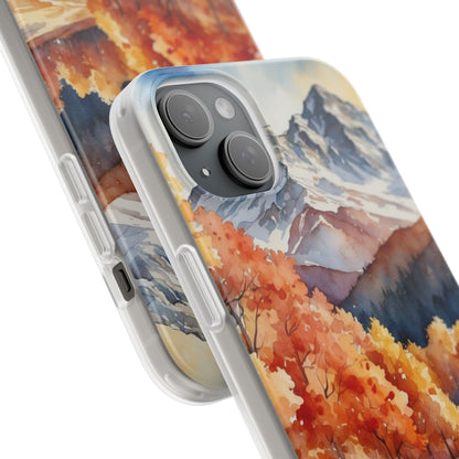 Snowcapped Radiance iPhone 15 Plus Case - Soft