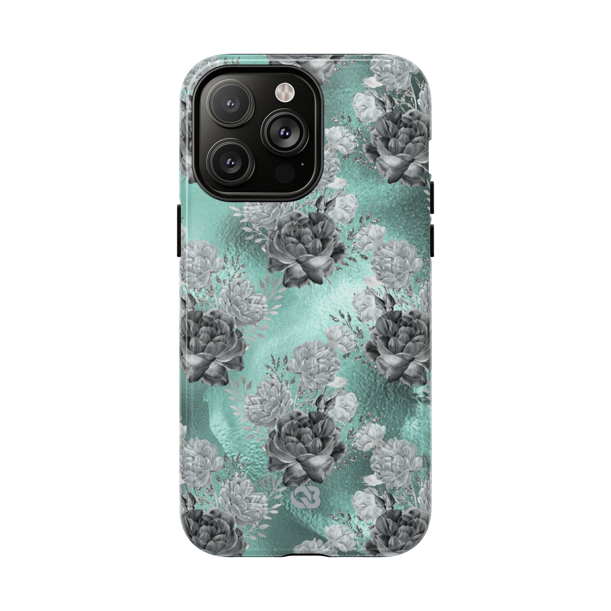 Frost Mint Floral · Tough+ Magsafe