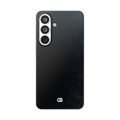 Brushed Obsidian Steel · Lite Phone Case for Samsung · Black