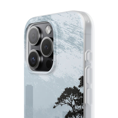 Grey Lite Phone Case for iPhone - Steel Slate Zen